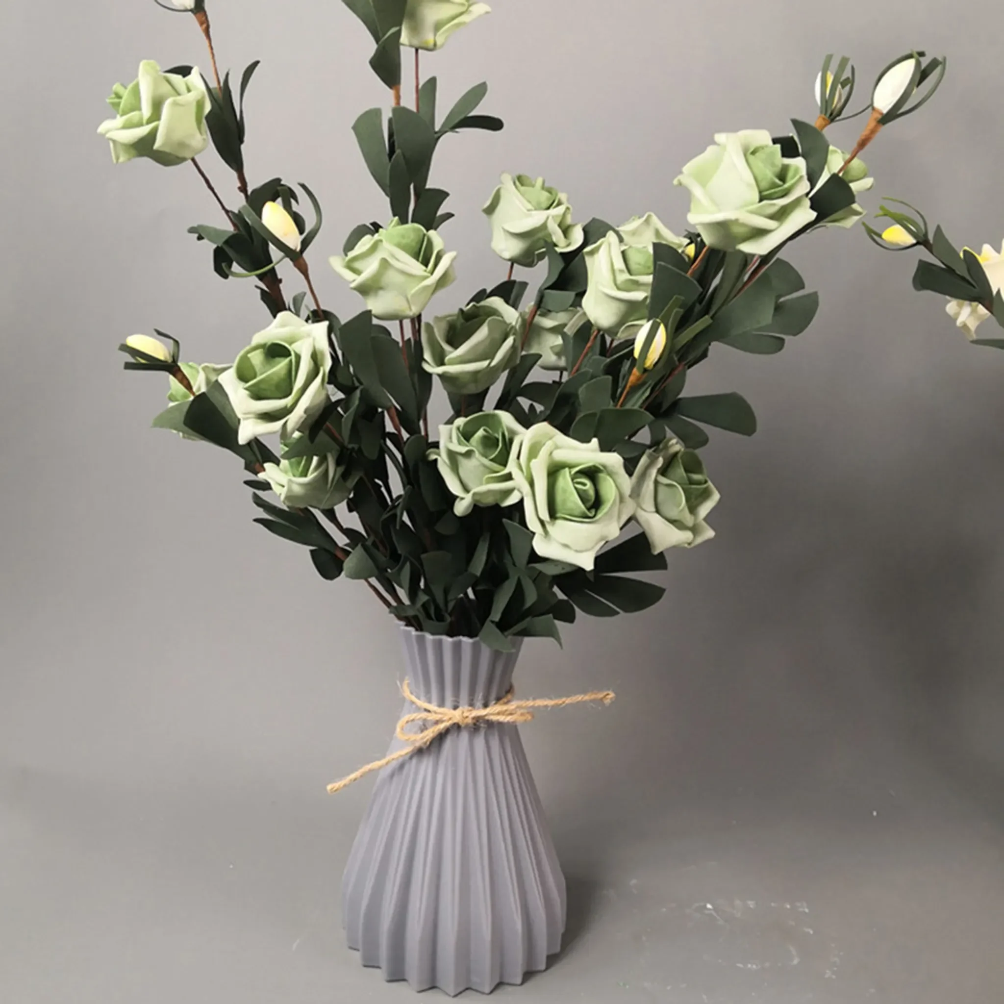 Kunststoffvase – Schwarz, 17 cm